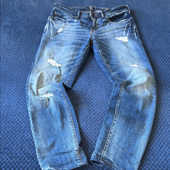 PRPS Blue Distressed Slim Jeans - Picture 2 of 15